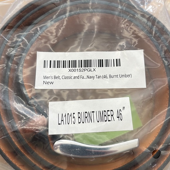 NWT mens belt from Amazon - Picture 3 of 3
